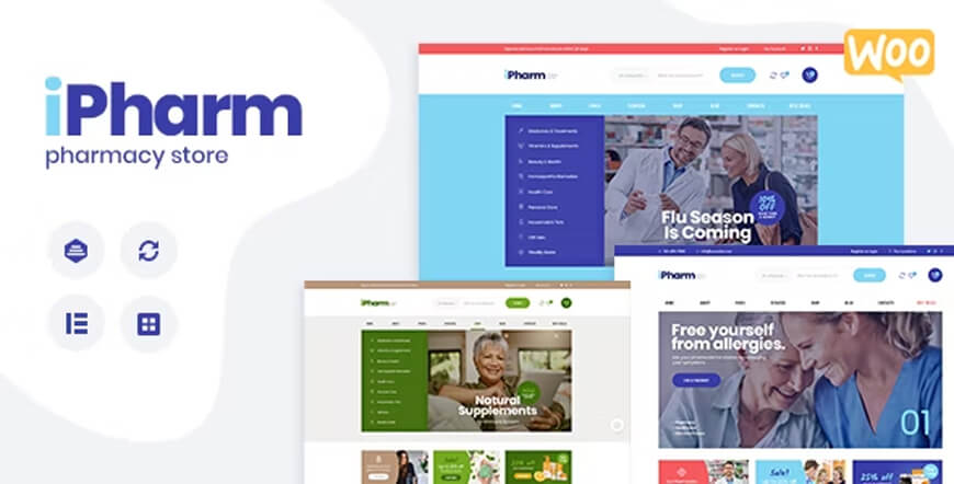 iPharm - pharmacy store WordPress theme