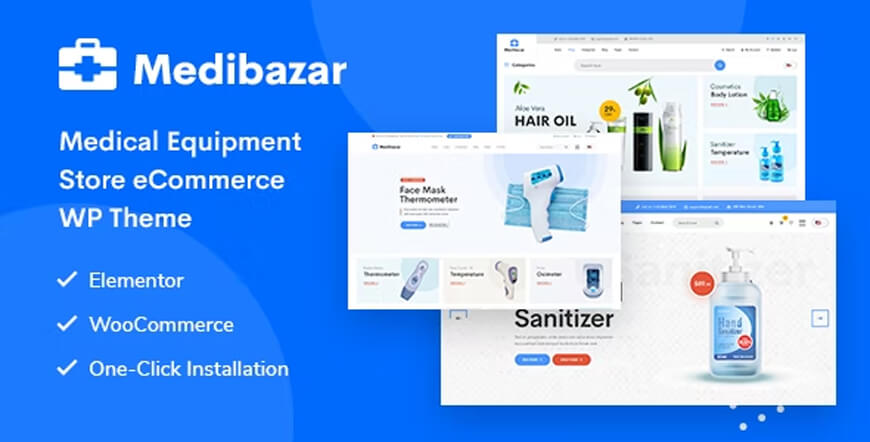 Medibazar - best drug store WordPress theme