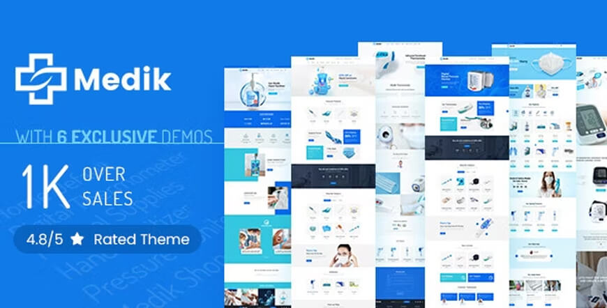 Medik - best Pharmacy WordPress Theme