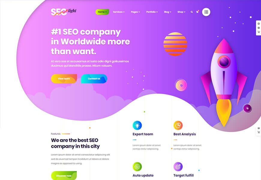 SEO friendly WordPress themes