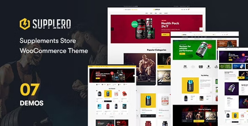 Supplero - supplements store woocommerce shop