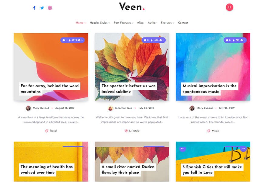 Veen is the minimalist WordPress theme