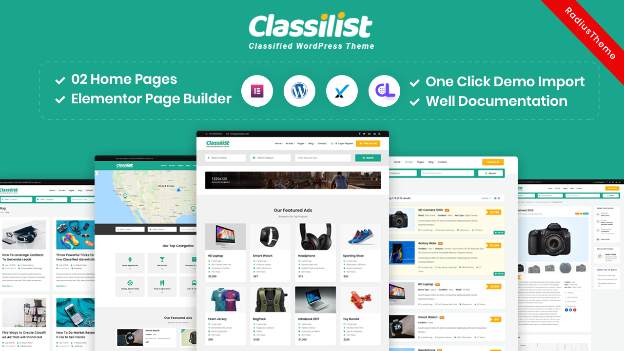 Classified ads WordPress Theme