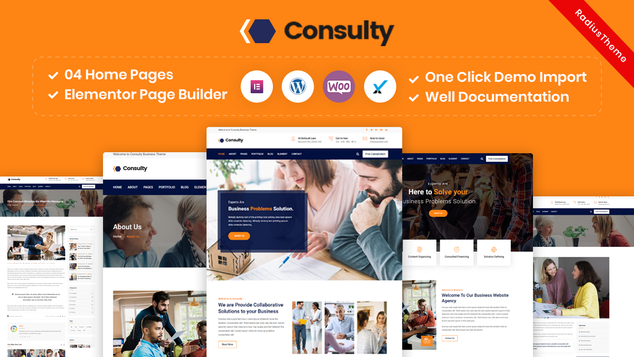 consulting business WordPress Theme