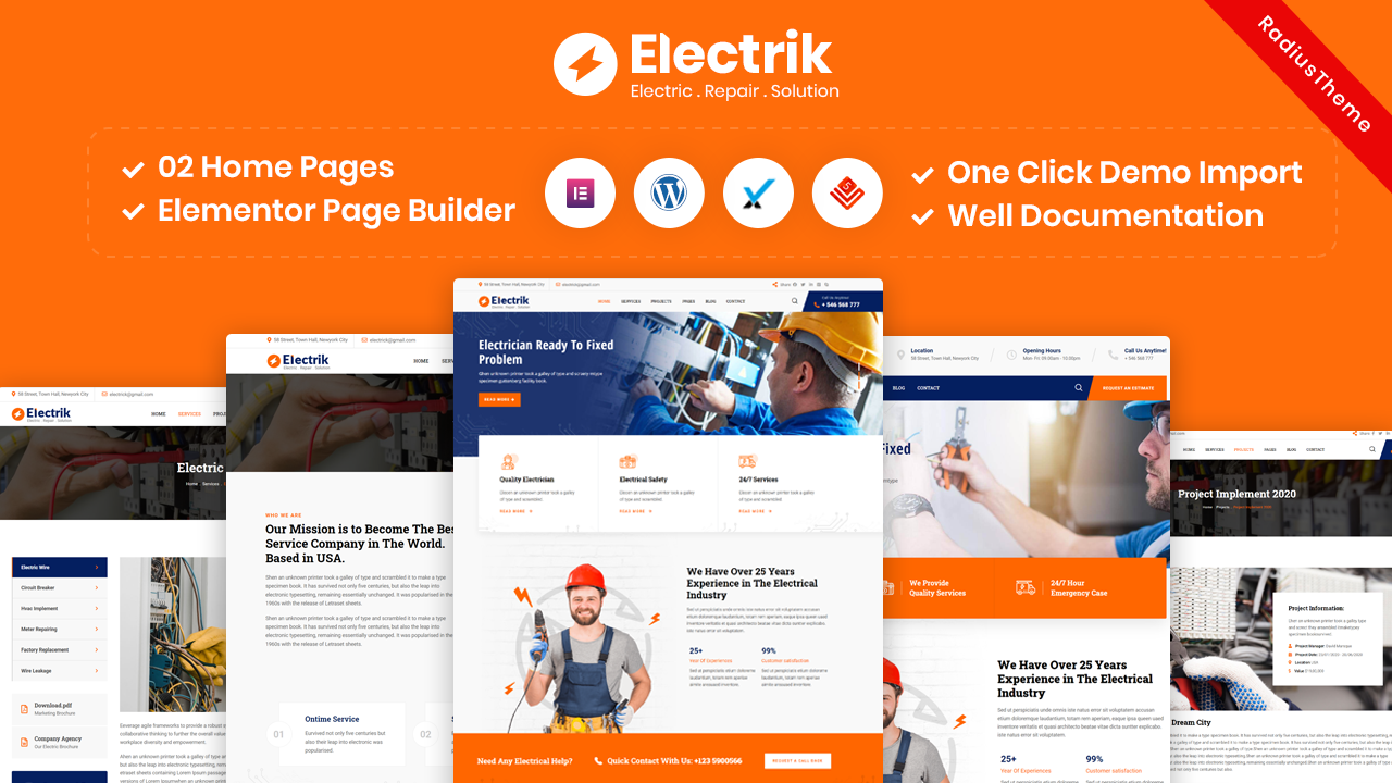 Electric Company WordPress Theme
