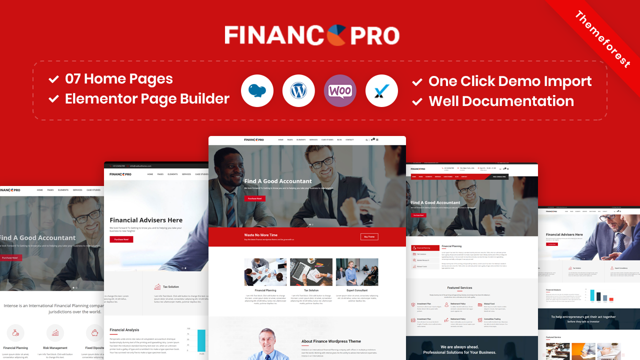 finance WordPress Theme