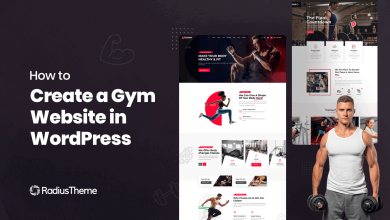How to Create Gym fitness Website in WordPress