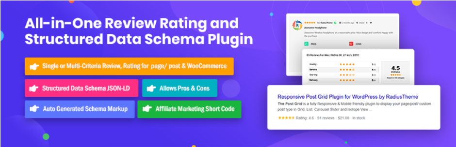 Review Schema by RadiusTheme